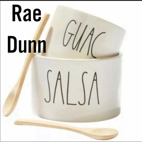 Rae Dunn Other - NEW in box! Rae Dunn Salsa & Guac bowl w/ spoons